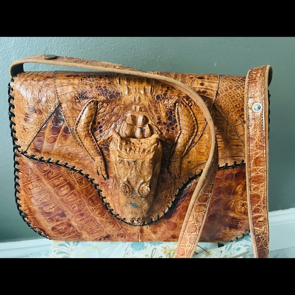 Original Overseas Snakeskin/crocodile Pocketbook